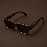 Première Dominus Sunglasses — Burgundy, br_espresso product shot