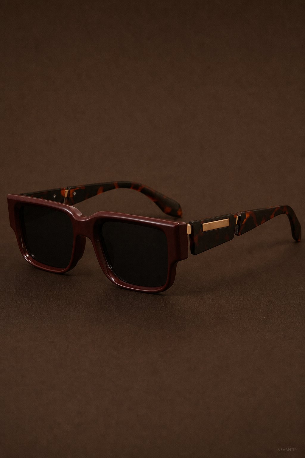 Première Dominus Sunglasses — Burgundy, br_espresso product shot