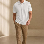 Rosberg Polo — White, banana_republic product shot