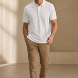 Rosberg Polo — White, banana_republic product shot