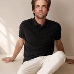Rosberg Polo — Black, banana_republic product shot