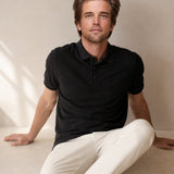 Rosberg Polo — Black, banana_republic product shot