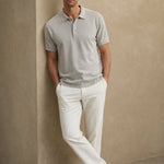 Rosberg Polo — Light gray, banana_republic product shot