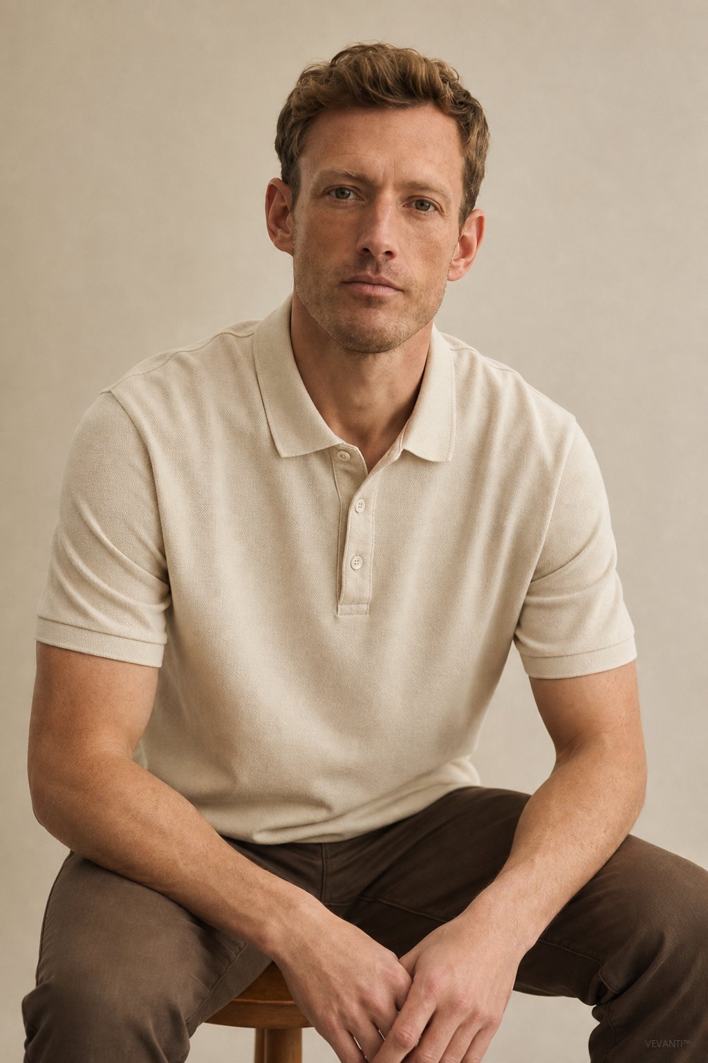 Rosberg Polo — Bone, banana_republic product shot