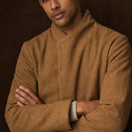 Sakura Padded Overcoat — Camel, br_espresso product shot
