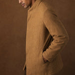 Sakura Padded Overcoat — Camel, br_espresso product shot