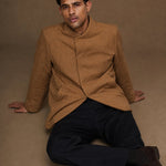 Sakura Padded Overcoat — Camel, br_espresso product shot