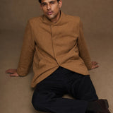 Sakura Padded Overcoat — Camel, br_espresso product shot