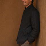 Sakura Padded Overcoat — Black, br_espresso product shot