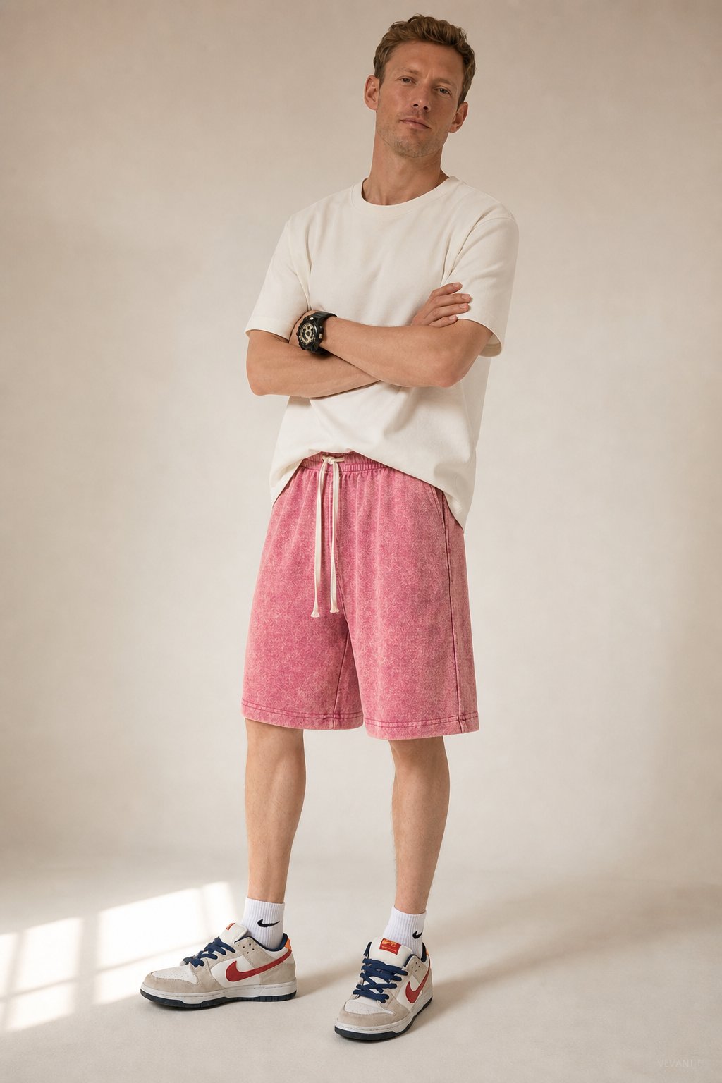 Sakura Summer Shorts — Sakura, studio product shot