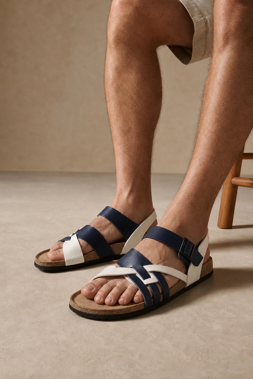 Santa Cruz Men's Sandals — B&W, banana_republic product shot