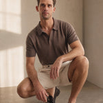 Saville Cotton Shorts — White, banana_republic product shot
