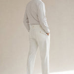 Sorrento Tailored Trousers — White, banana_republic product shot