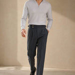 Sorrento Tailored Trousers — Gray, banana_republic product shot