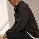 The Men's Classic Hooded Knit — Forest, banana_republic product shot