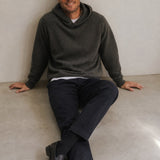 The Men's Classic Hooded Knit — Forest, banana_republic product shot
