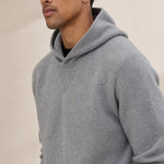 The Men's Classic Hooded Knit — Gray, banana_republic product shot
