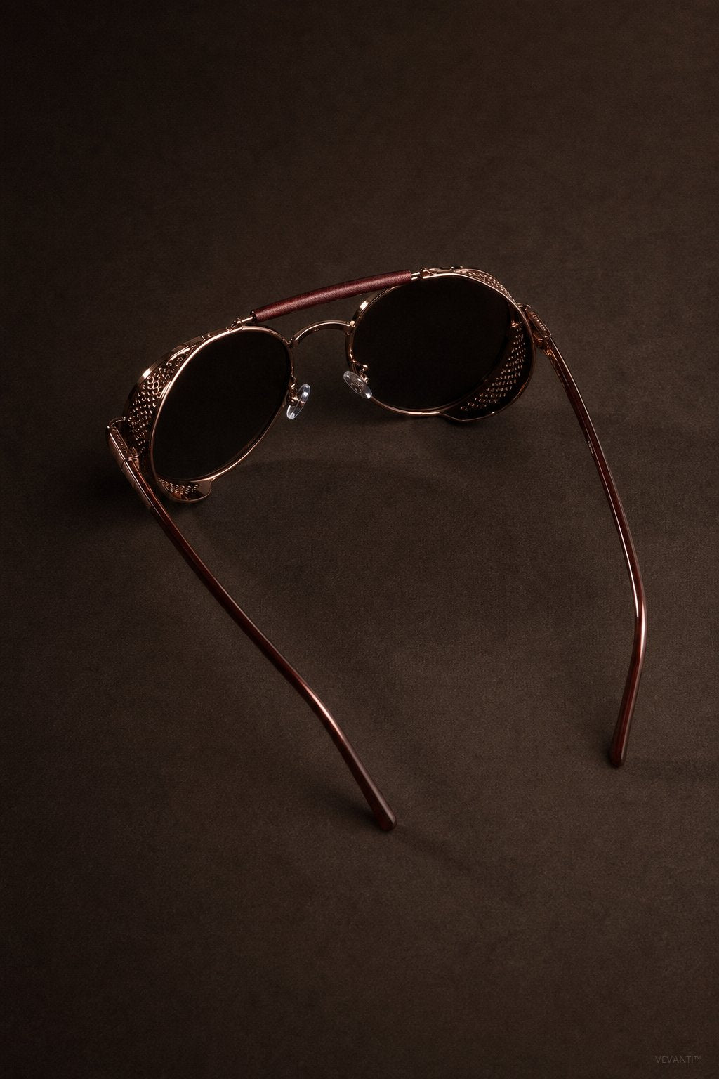 Tubarão Polarized Aviators — Bronze, br_espresso product shot