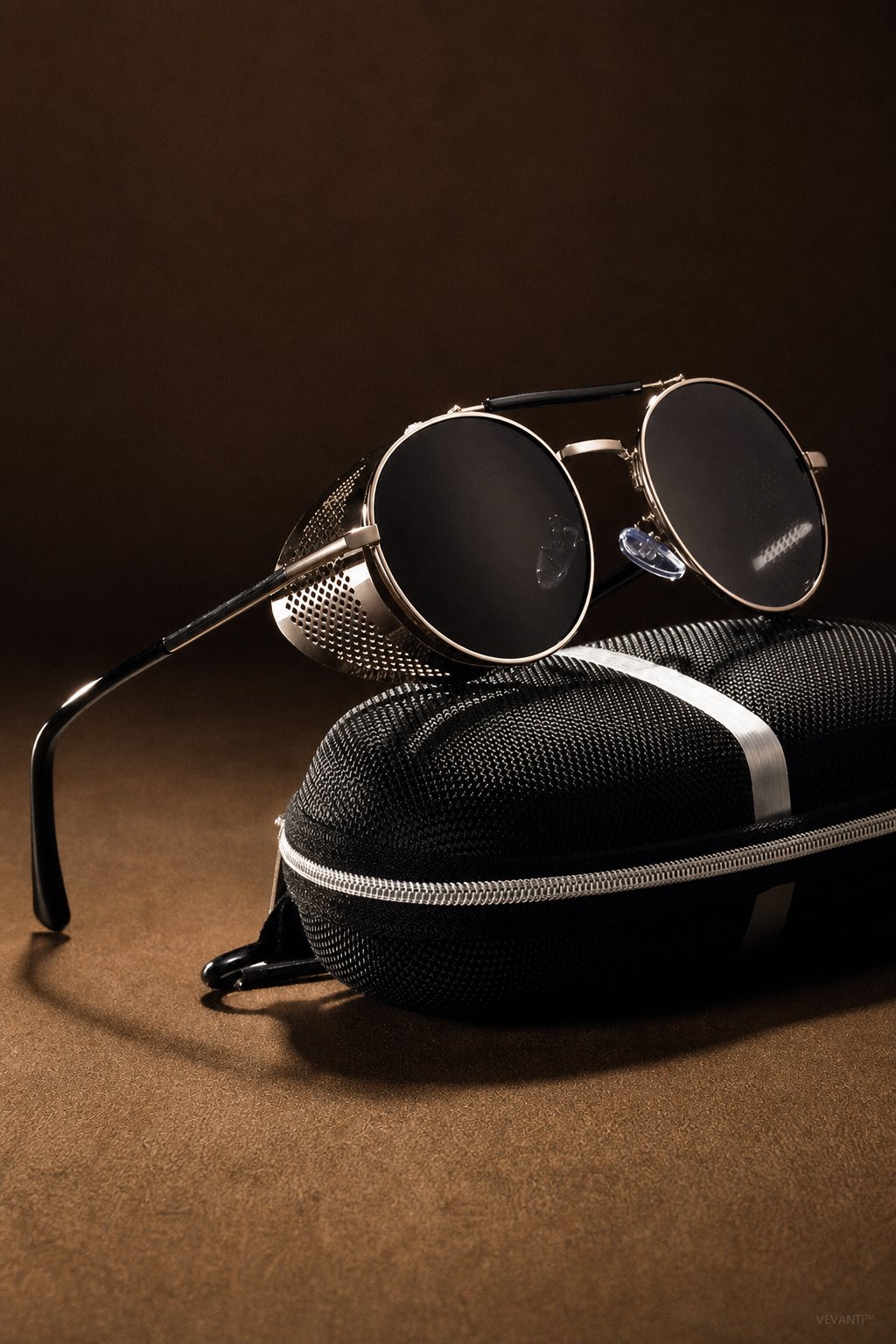 Tubarão Polarized Aviators — Gun Steel, br_espresso product shot
