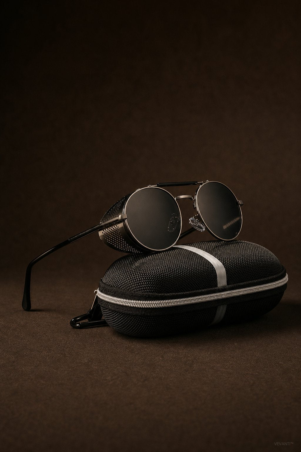 Tubarão Polarized Aviators — Gun Steel, br_espresso product shot