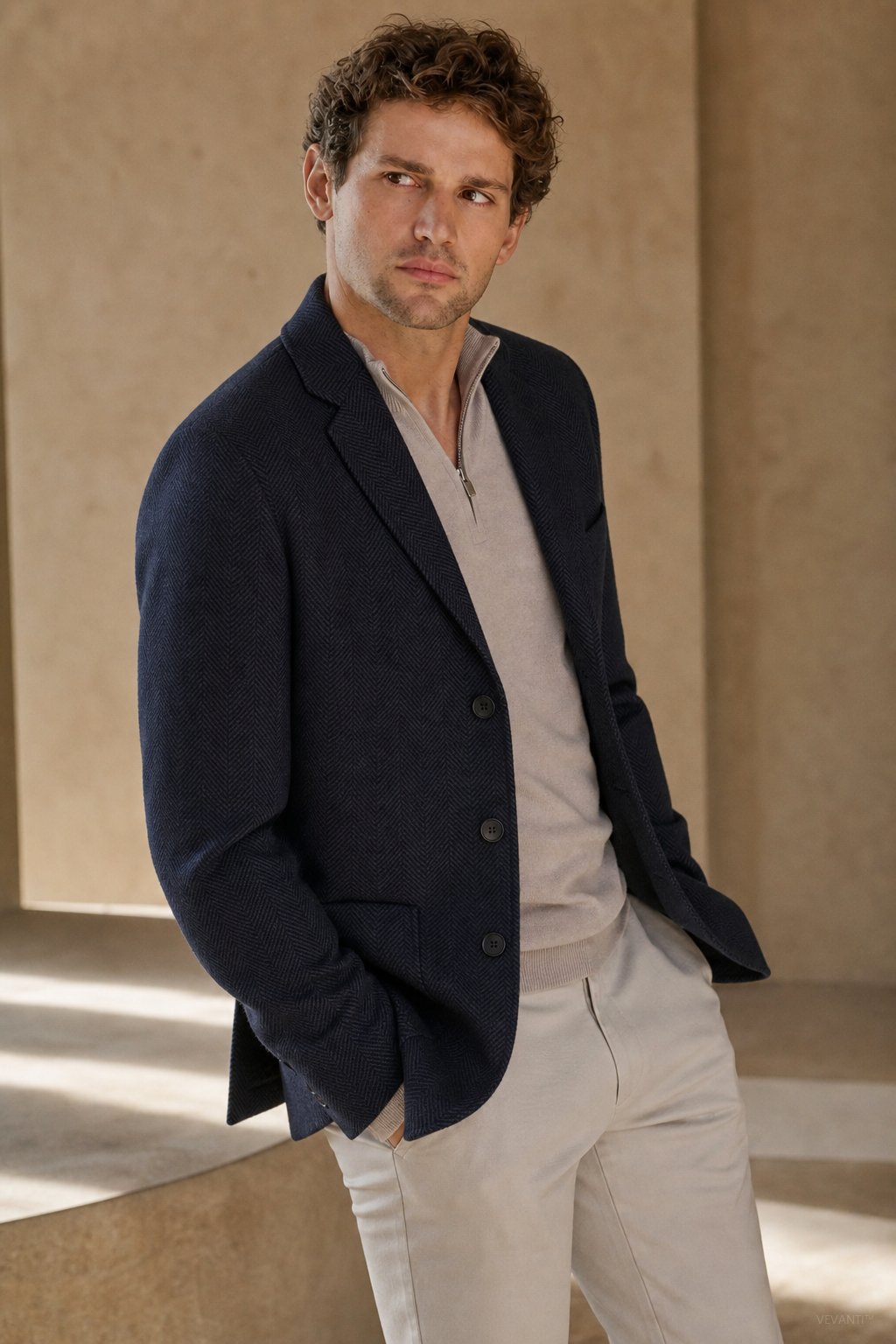 Vavilovo Blazer — Navy, banana_republic product shot