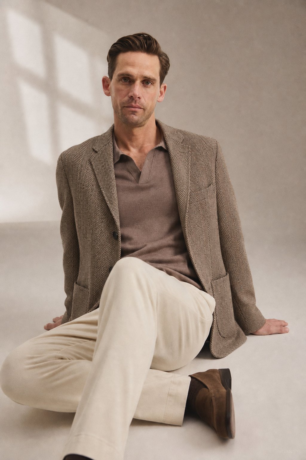 Vavilovo Blazer — Khaki, banana_republic product shot