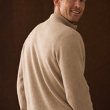 Warwick Zip Cardigan — Camel, br_espresso product shot