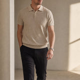 York Old Money Polo — Khaki, banana_republic product shot