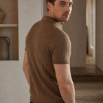 York Old Money Polo — Coffee, banana_republic product shot