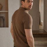 York Old Money Polo — Coffee, banana_republic product shot